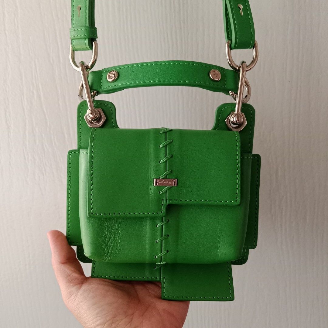 hard leather micro sling bag (Category: Cross-body Bags) located in Manila. Submitted by mamapards17 (Listing ID 1465189265, Image 1). Description: .