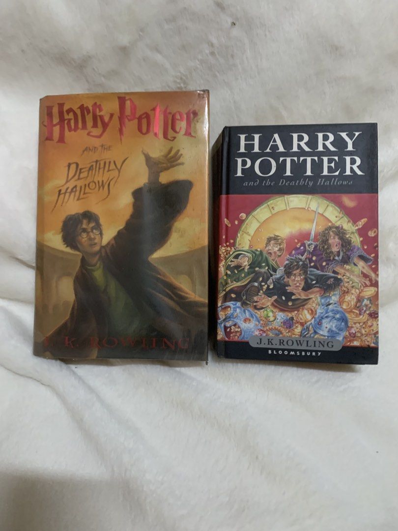 Harry Potter: Deathly Hallows (US Hardbound) (Category: Storybooks) located in Las Pinas. Submitted by erd17declutters (Listing ID 1465374100, Image 1). Description: Scholastic Version only. Bloomsberry is sold 📍 Las Pinas City 💵 Union Digital Bank 🚢 Lalamove or Jnt.
