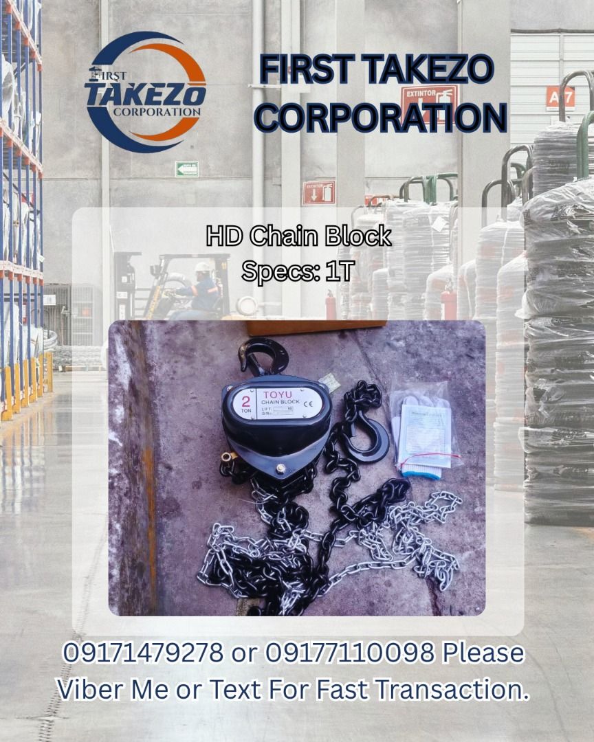 HD Chain Block Specs. IT (Category: Everything Else Others) located in Manila. Submitted by joeyroque09 (Listing ID 1465175285, Image 1). Description: HD Chain Block Specs. IT.