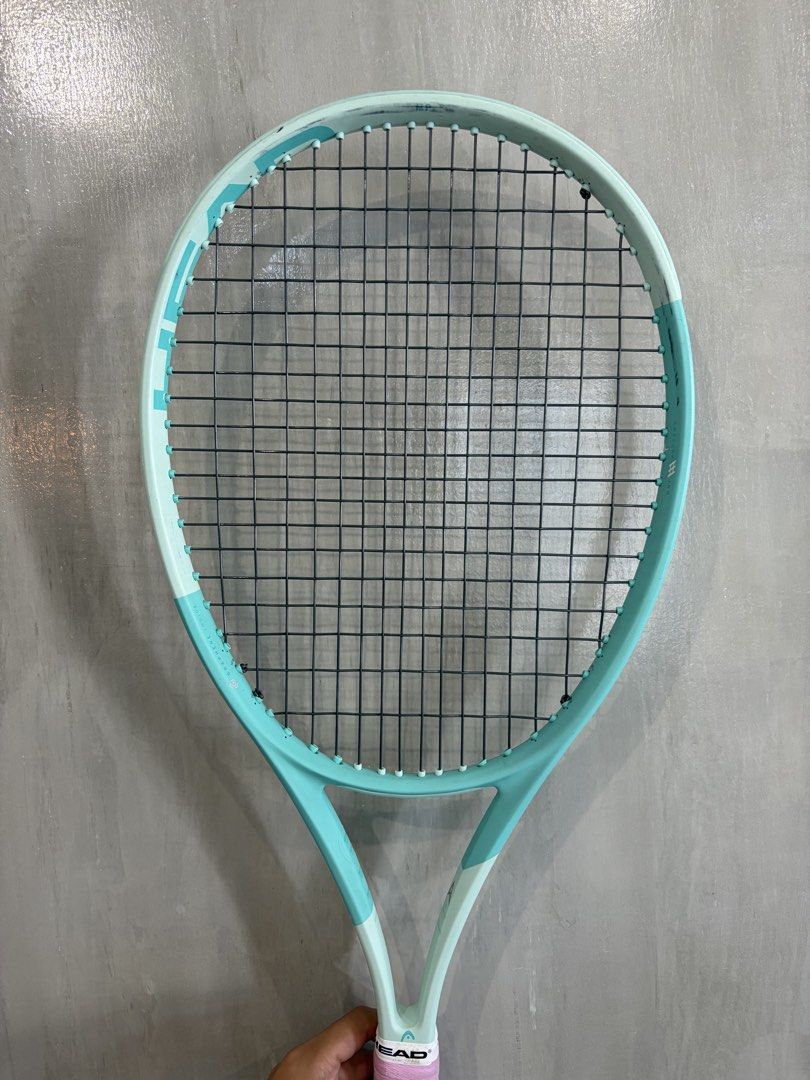 Head Boom MP 2024 Alternate (Category: Racket and Ball Sports) located in Manila. Submitted by morticia_hotdog (Listing ID 1465307683, Image 2). Description: 295 grams, Grip 1 16x19 strung with Head Hawk Touch Sept. 2026.