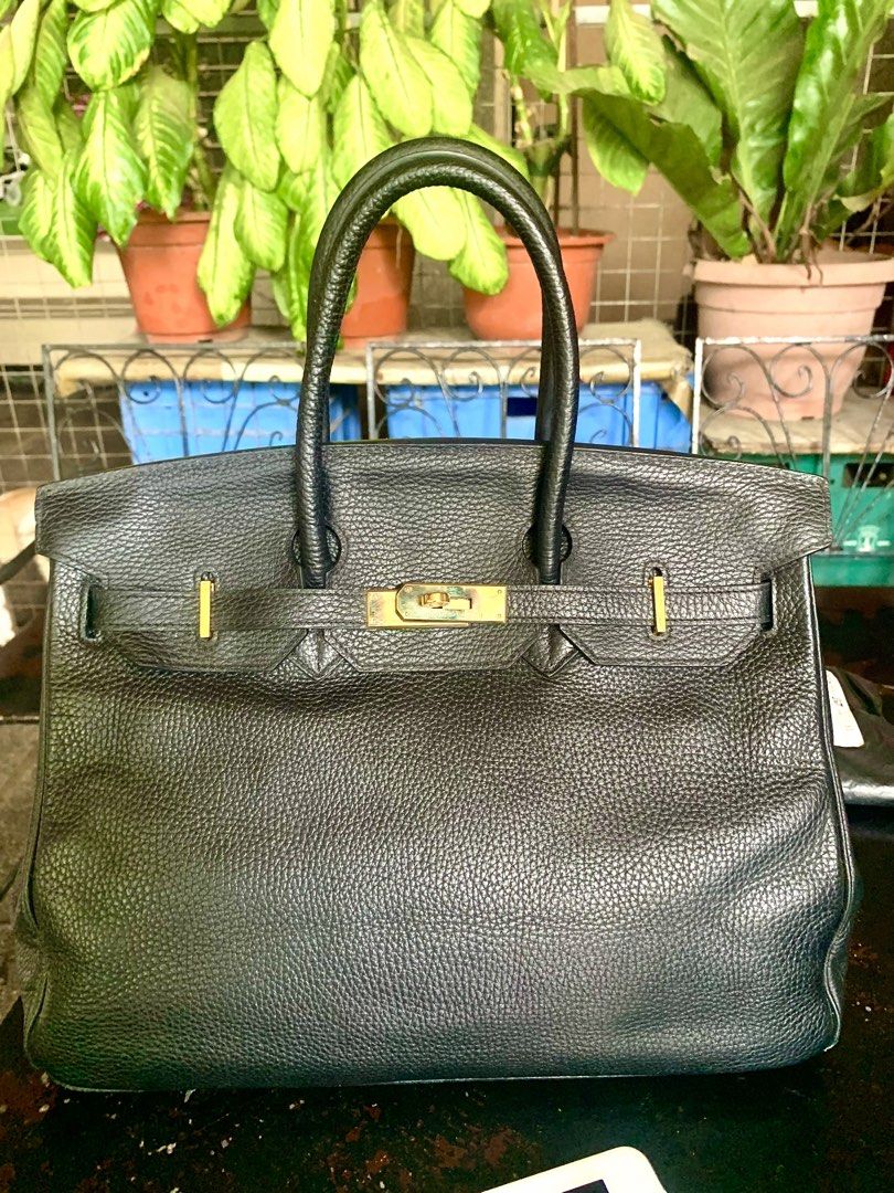 Hermes Birkin 30cm (Category: Purses & Pouches) located in Davao. Submitted by luxxe_closet (Listing ID 1465220019, Image 2). Description: Hermes birkin 30cm. Riri zipper. Coded. From Japan Surplus. No issues. Signs of usage. Genuine leather. .