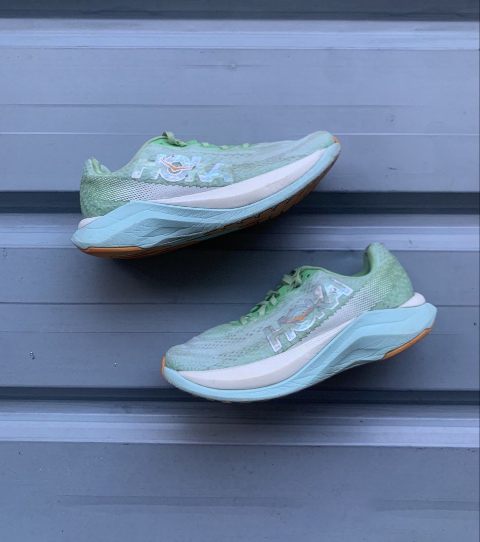 Hoka Mach X (Category: Sneakers) located in Marikina City. Submitted by azaero (Listing ID 1465292477, Image 1). Description: Size Women’s US 7.5 / cm 24.5 / Euro 39.5 Sockliner issue.