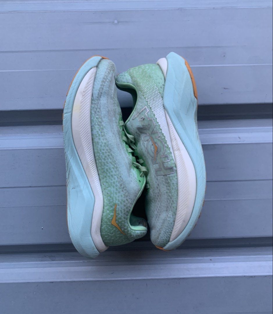 Hoka Mach X (Category: Sneakers) located in Marikina City. Submitted by azaero (Listing ID 1465292477, Image 2). Description: Size Women’s US 7.5 / cm 24.5 / Euro 39.5 Sockliner issue.