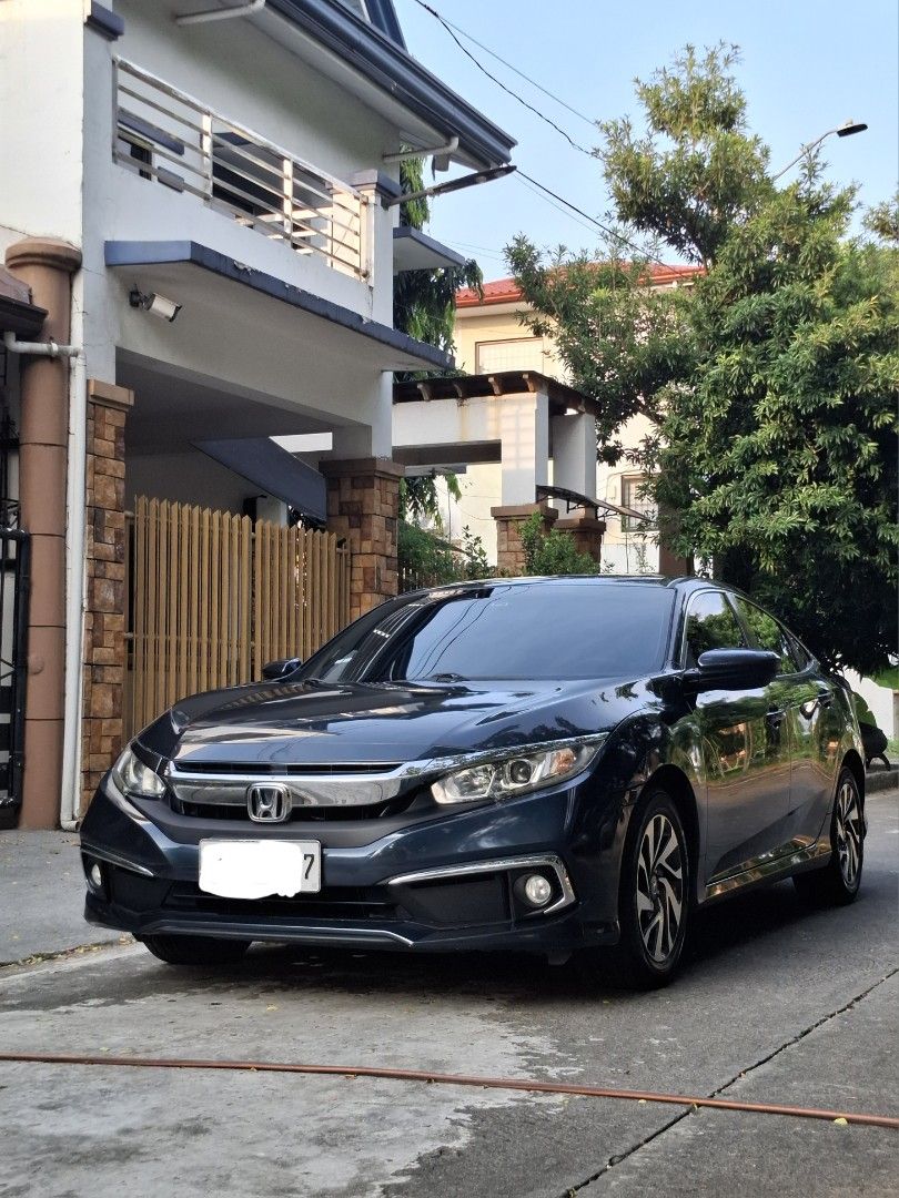 Honda Civic 1.8 S Auto (Category: Used Cars) located in Bacoor. Submitted by ryuuma29 (Listing ID 1465266369, Image 1). Description: 2019 Civic 1.8 S Cosmic Blue Metalic 69k Mileage 1st Owner Aquired Presentable Paint Cold AC Registered Till Next Yr Jan. 650k Slight nego upon viewing. ( Direct Buyers only ) Bacoor, Cavite Loc Viewing per schedule, sa bahay lang po namin..