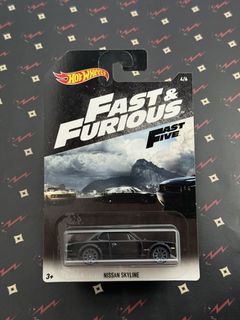HOT WHEELS MONSTER TRUCKS 2023 FAST AND FURIOUS NISSAN SKYLINE GT-R R34 ...