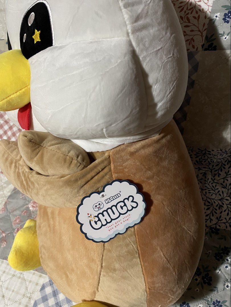Hugsees Chuck the Chicken Large 21” plush (Category: Plushies & Soft Toys) located in Quezon City. Submitted by sylviafindsph (Listing ID 1465311210, Image 3). Description: 🐔brand new with tag 🐔on hand, Ship via lalamove or jnt 🐔NO COD , item must be fully paid before pick up 🐔you may read reviews for seller authenticity Reminders: 📎 Please manage your expectations for used/vintage items. 📎 Prices listed are final. However we offer addition
