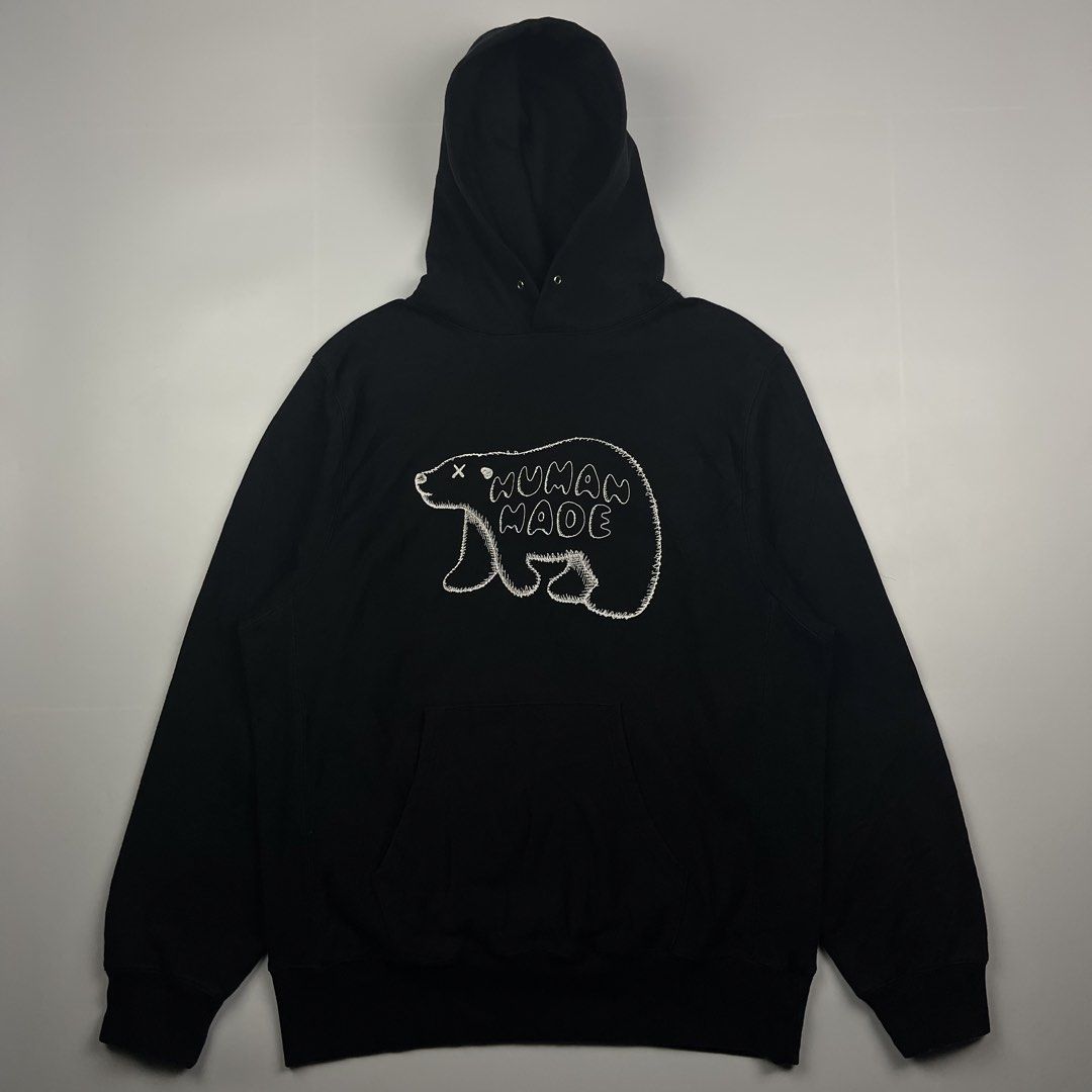 Human Made x Kaws Pizza Hoodie (Category: Hoodies) located in Puerto Princesa. Submitted by paradise5300 (Listing ID 1465233363, Image 1). Description: Human Made x Kaws Pizza Hoodie Tagged Size: XL Dimensions Inches length: 30 Inches width: 24.5 Condition: Excellent Color rate: 10 Flaws: None 1,799 shipping fee is not yet included. .