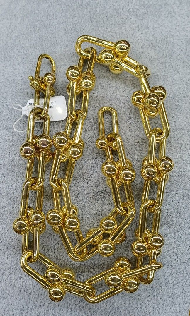 H-WARE NECKLACE (Category: Necklaces) located in Makati City. Submitted by divinejewels.ph (Listing ID 1465233732, Image 1). Description: JPS-13183 NECKLACE H-WARE 18KYG 20' 41.9GRAMS.