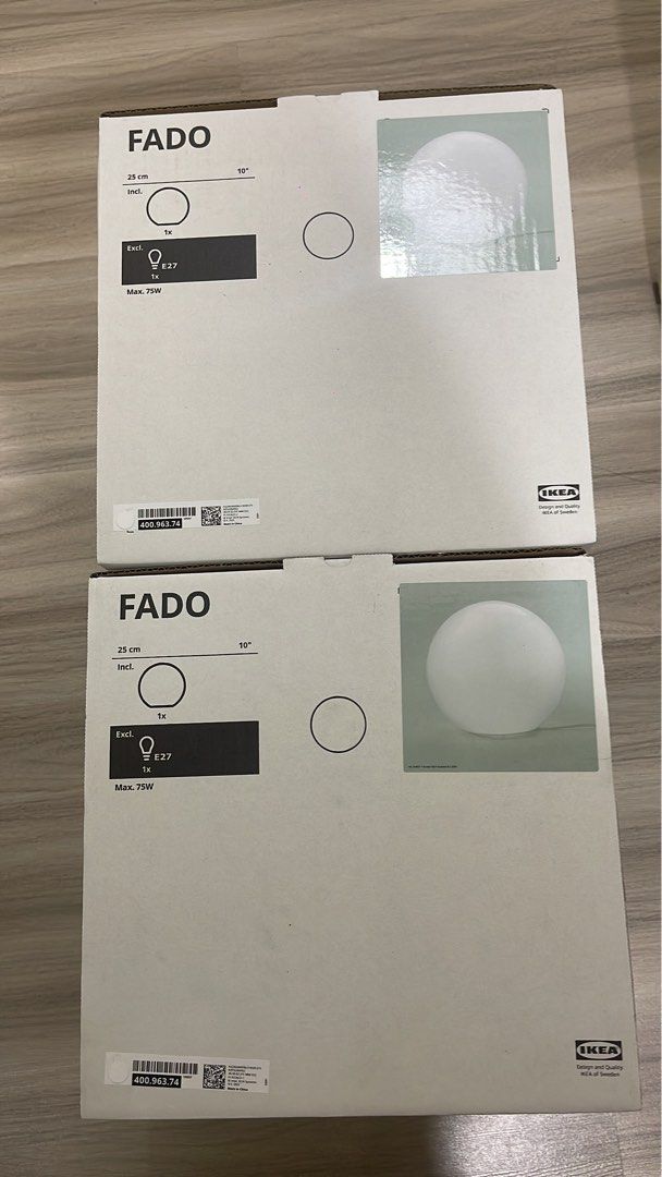 Ikea Fado Table Lamp (Category: Lighting) located in Mandaluyong City. Submitted by keep.it (Listing ID 1465204736, Image 3). Description: Strictly for grab or lalamove only 2 units avail .