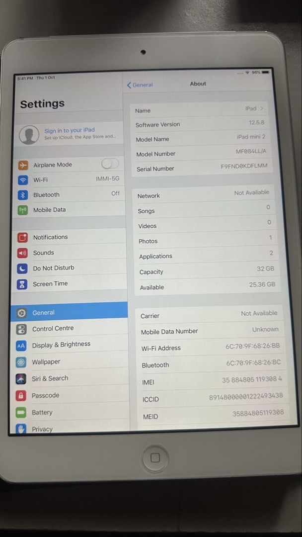 ipad mini 2 (Category: iPad) located in Kuala Lumpur. Submitted by livewater-5d2c (Listing ID 1465266721, Image 3). Description: dapat free casing .