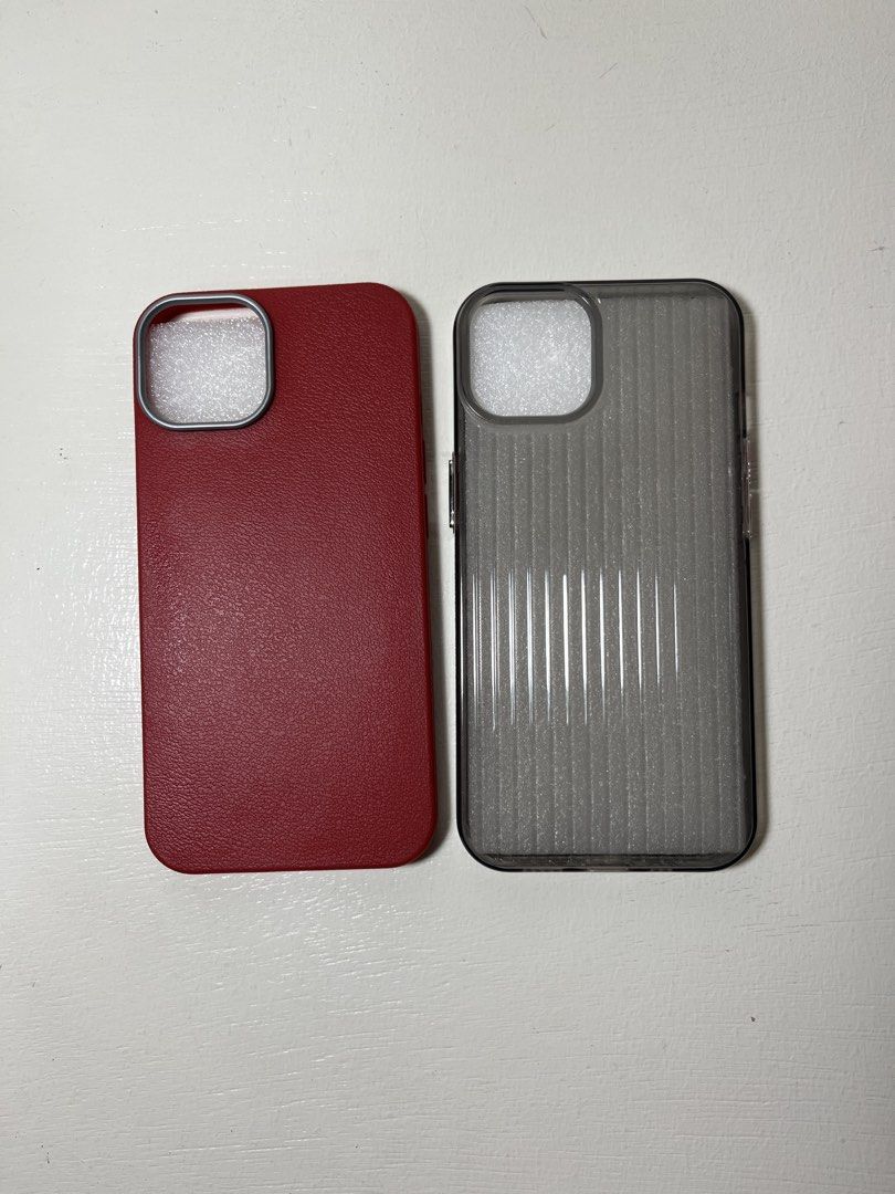 Iphone 13 Phone Case Red Matte Silicone Translucent Black Soft case (Category: Cases & Sleeves) located in Baguio. Submitted by nailongdeclutters (Listing ID 1465197607, Image 2). Description: ⭐Bundle of 2 ⭐Color: Red and translucent black ⭐️Model: Iphone 13.