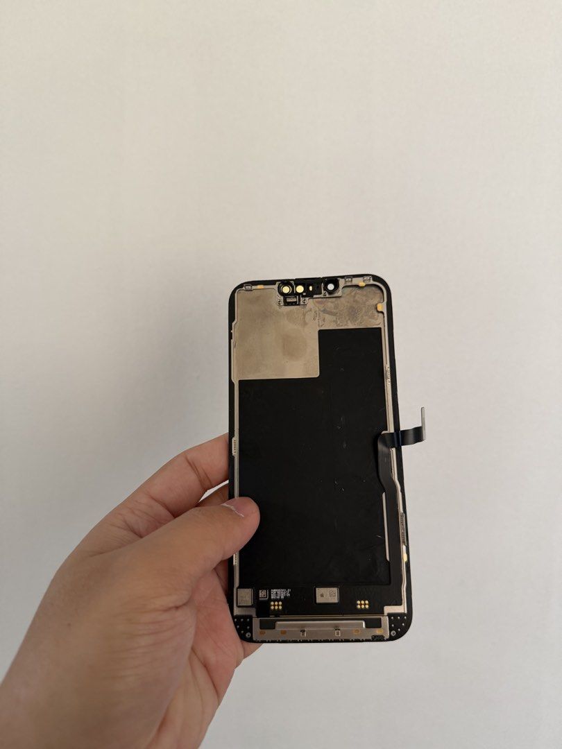 Iphone 13 Pro BROKEN LCD (Category: iPhone 13 Series) located in Taguig. Submitted by peenut_butter (Listing ID 1465370338, Image 2). Description: LCD broke because of DIY battery replacement lol. anyone wants to buy this. only half of the screen is damaged as seen from the photo. Screen is still working properly like you can still tap/press on the part where it has white/yellow and it will respond. LCD ONLY. PHONE NOT INCLUDED.
