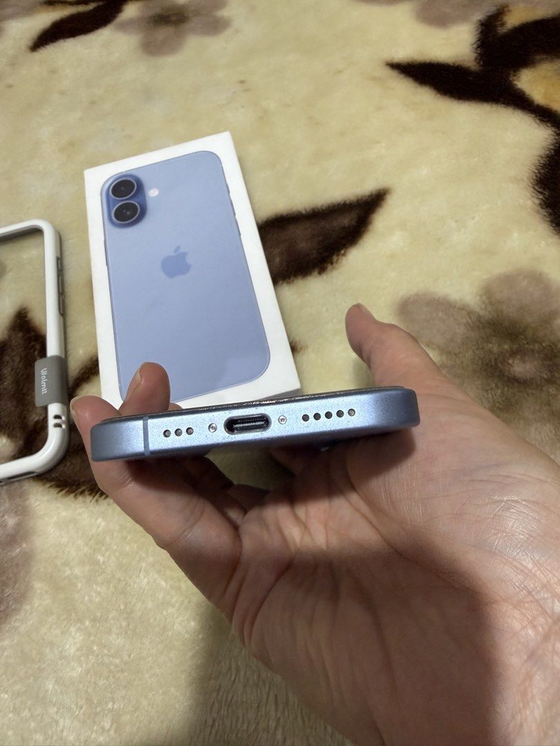 Iphone 17 in Mist Blue (Category: iPhone 17 Series) located in San Pedro. Submitted by cathy_paras (Listing ID 1465262066, Image 3). Description: 📱 iPhone 17 — Mist Blue | 256GB 💾 256GB Storage 🔓 Factory Unlocked 🇵🇭 NTC Approved 🔋 94% Battery Health 📦 Complete Original Package 💯 99% Smooth — No Issues 🛠️ No History of Repair ✅ Check & Reset All You Want! 📍 Location: San Pedro, Laguna 📍 Meet-up: Robinsons Galleria South 🚨 PICK-UP / MEE