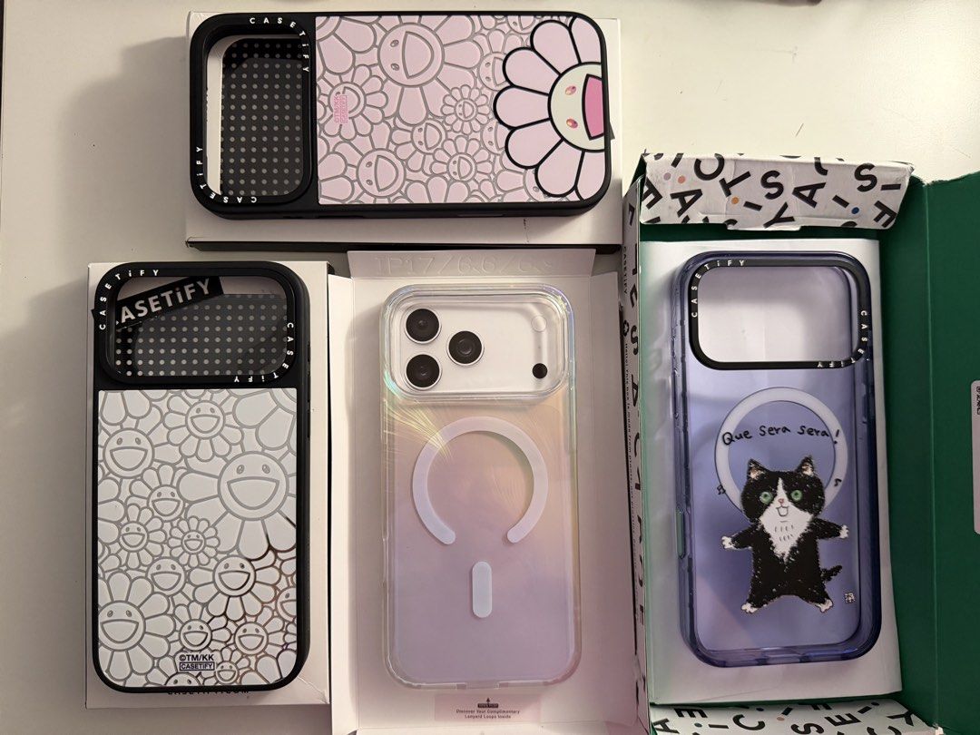 iPhone 17 promax casetify (Category: Cases & Sleeves) located in Caloocan City. Submitted by myprelovedph30 (Listing ID 1465224516, Image 1). Description: Cat casetify original 3 case from Korea ( high end replica ) take all for ₱2500 .