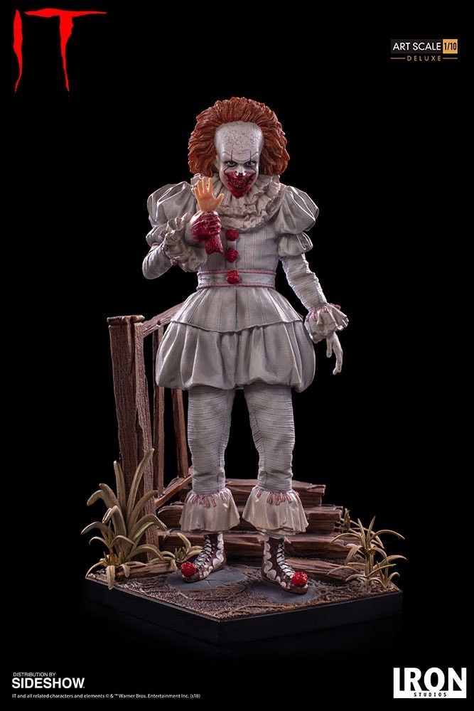 IRON STUDIOS PENNYWISE 1/10 SCALE (Category: Figurines & Statues) located in Manila. Submitted by aj1nn (Listing ID 1465382227, Image 1). Description: BRAND NEW OPENED FOR CHECKING NO ISSUE / RESIN.
