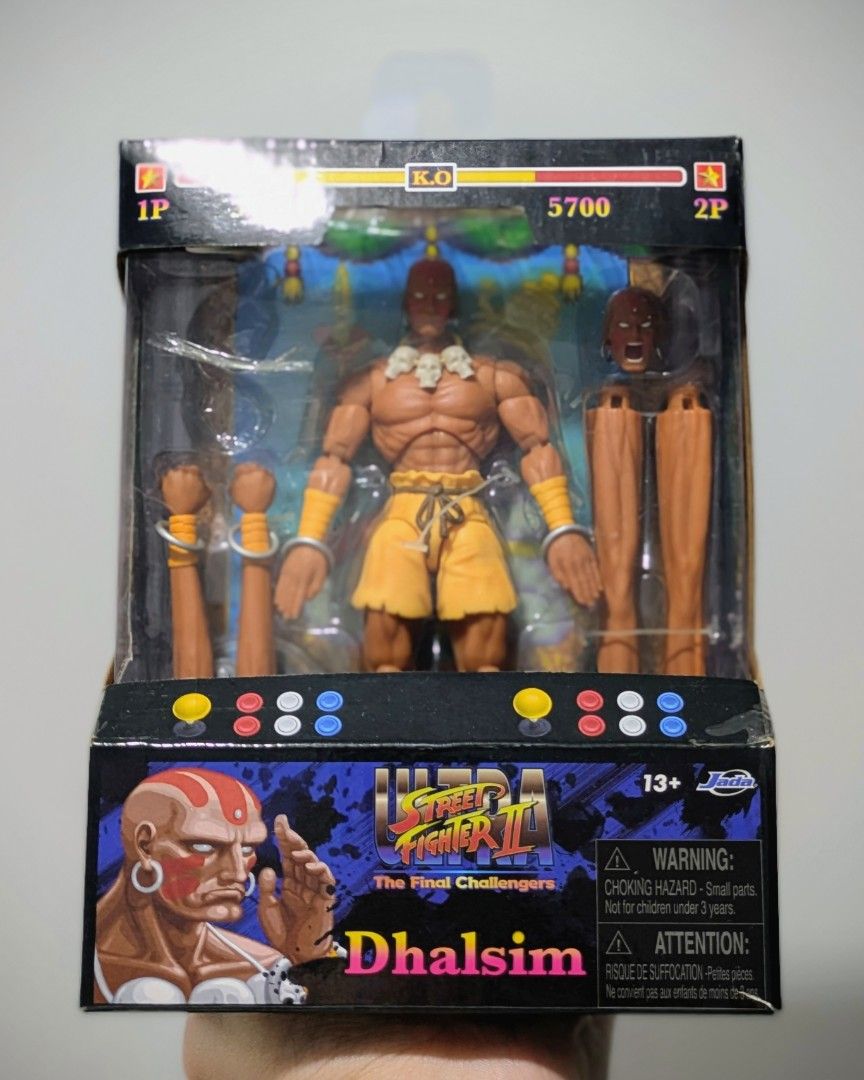 Jada Street Fighter Dhalsim (Category: Character Goods) located in Manila. Submitted by shelfinvaders (Listing ID 1465285962, Image 1). Description: Back in box.
