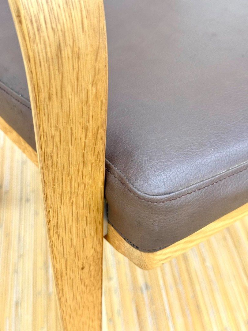 JAPAN SURPLUS 2PCS KARIMOKU ACCENT CHAIR (Category: Chairs) located in Bulacan. Submitted by monmon555 (Listing ID 1465238964, Image 3). Description: JAPAN SURPLUS 2PCS KARIMOKU ACCENT CHAIR IN GOOD CONDITION SIZE: 17H x 21.5L x 17W inches.