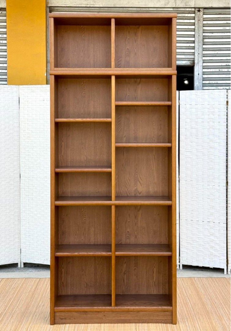 JAPAN SURPLUS BOOKSHELVES ADJUSTABLE SHELVES (Category: Shelves, Cabinets & Racks) located in Bulacan. Submitted by monmon555 (Listing ID 1465240068, Image 1). Description: JAPAN SURPLUS BOOKSHELVES ADJUSTABLE SHELVES IN GOOD CONDITION SIZE: 71-87H x 36.5L x 12W inches.