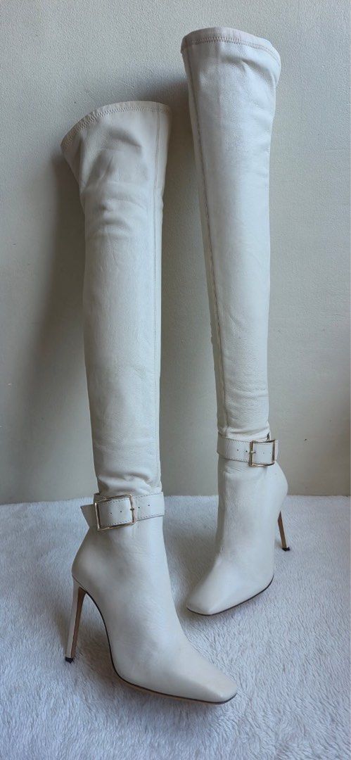 jimmy choo thigh high strecth boots (Category: Boots) located in Balanga. Submitted by chaneldiorlegit (Listing ID 1465305089, Image 3). Description: unused retailed around 60k.
