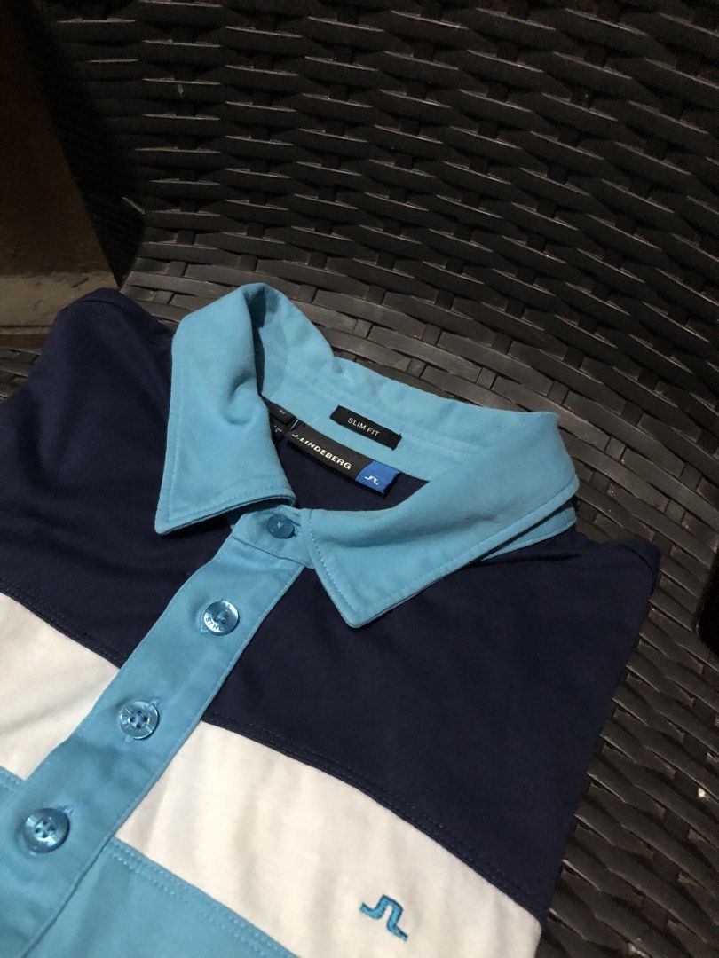 j.lindeberg Polo Shirt (Category: Activewear) located in Cagayan de Oro. Submitted by rosellersumod-ong (Listing ID 1465307761, Image 3). Description: Very good condition issue:Bleach Stain Size M 21/28 Cr9/10 Condition 9/10 Mine 1200.