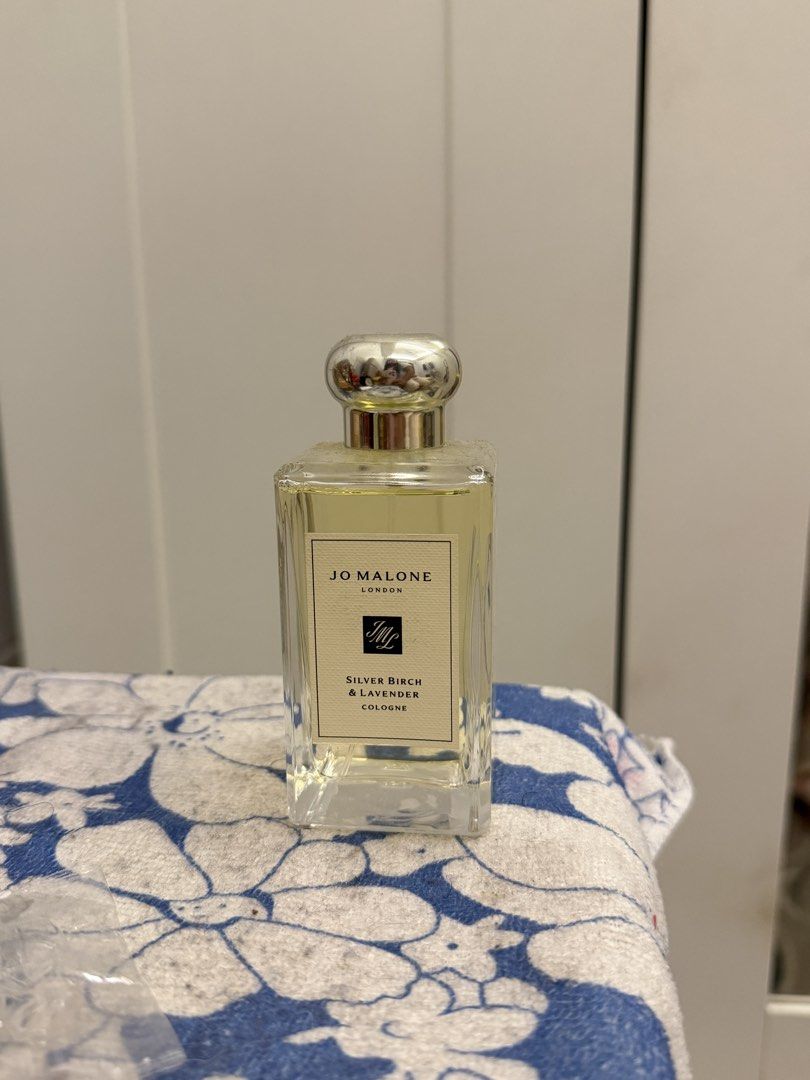 Jo Malone Silver Birch and Lavender Cologne (Category: Fragrance & Deodorants) located in Cainta. Submitted by lovecalluengg (Listing ID 1465375724, Image 1). Description: - Authentic Jo Malone London Cologne - Scent: Silver Birch and Lavender - Generous bottle size with clean glass and classic silver cap - Includes batch information sticker with manufacturing details - Ideal for everyday wear or as a thoughtful gift - Guaranteed authentic and we