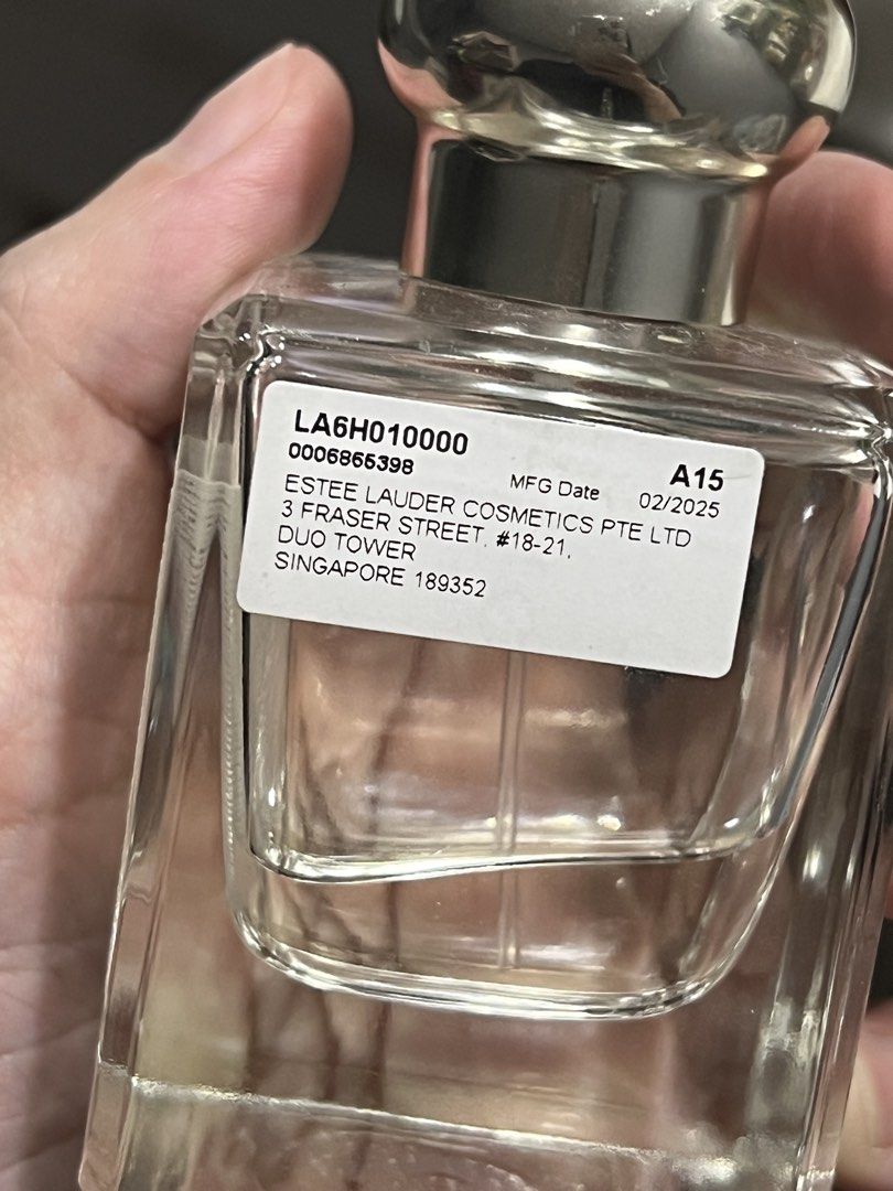 Jo Malone Peony & Blush Suede Cologne 50ml (75-80% full) — AUTHENTIC (Category: Fragrance & Deodorants) located in Manila. Submitted by ourcotings (Listing ID 1465291165, Image 3). Description: Jo Malone London Peony & Blush Suede Cologne * Authentic Jo Malone London Peony & Blush Suede Cologne * Size: 1.7 fl. oz. / 50ml * Approximately 75–80% full * Clear glass bottle with silver cap and classic beige label * Batch code and local distributor sti