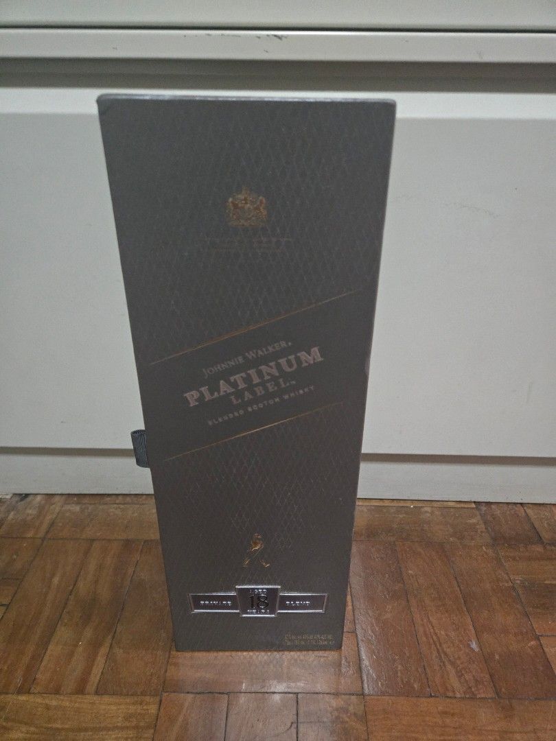 Johnnie Walker Platinum (Vintage batch) (Category: Other Food & Drinks) located in Manila. Submitted by cl1988 (Listing ID 1465293974, Image 2). Description: Johhnie Walker Platinum vintage batch 1st release Sealed Stored properly 09178024466 Makati.