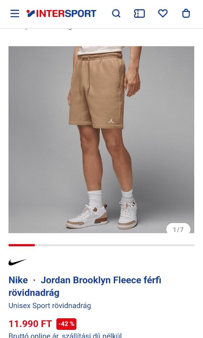 JORDAN BROOKLYN FLEECE SHORT (freeshipping) (Category: Shorts) located in Quezon City. Submitted by gyl-stop (Listing ID 1465318408, Image 2). Description: free shipping 30-35 x 18 excellent condi cr: 9.8/10 issue: none.