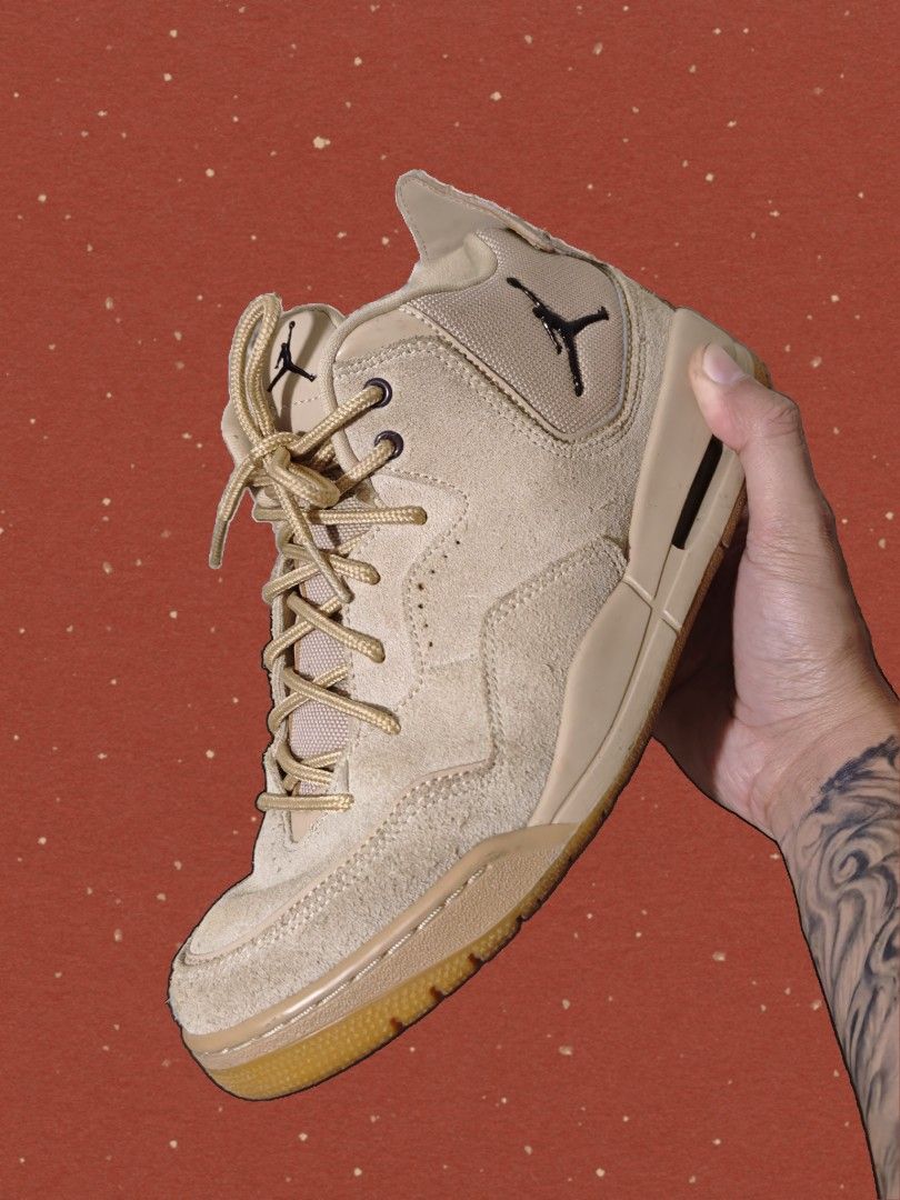 Jordan Courtside 23 Desert Gum (Category: Sneakers) located in Manila. Submitted by tiendasikreto (Listing ID 1465192873, Image 1). Description: Size 8 US authentic/Legit.