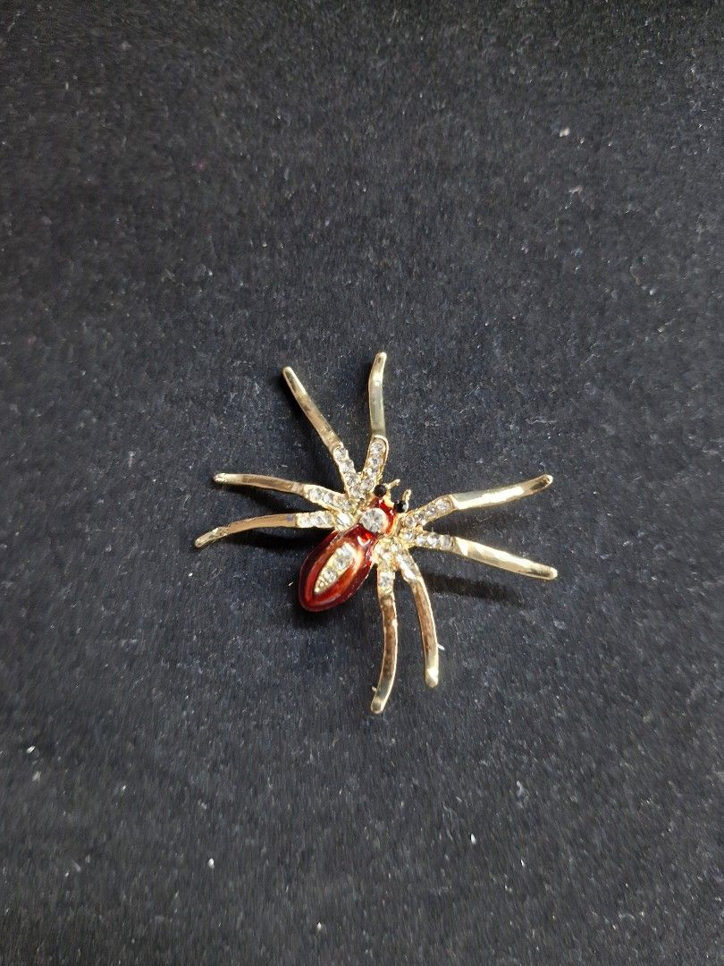 Jumping Spider Brooch Series 3 (Category: Brooches) located in Taguig. Submitted by mommaschoice (Listing ID 1465181475, Image 1). Description: Brand New Unisex Use Lightweight won't damage the fabric Adorned w/ rhinestones Ships nationwide.