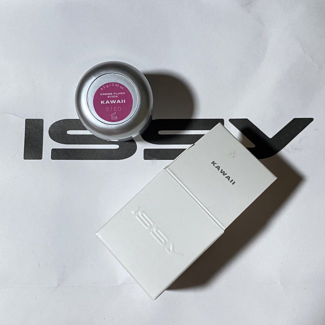 [Kawaii] Issy Crème Flush Stick (Category: Makeup) located in Quezon City. Submitted by miss.mahalaga (Listing ID 1465338766, Image 3). Description: - Brand: ISSY - Product: Crème Flush Stick - Shade: Kawaii (Hyper Lilac) - Size: 8.5g - Condition: Brand new, unused, in original outer box packaging - Packaging: Silver twist-up tube 📍 Location: Novaliches, QC 📦 Delivery: Lalamove / J&T 💸 Payment: GCash / GoTyme / MariBank 📌 KINDLY READ 📌 • Mak