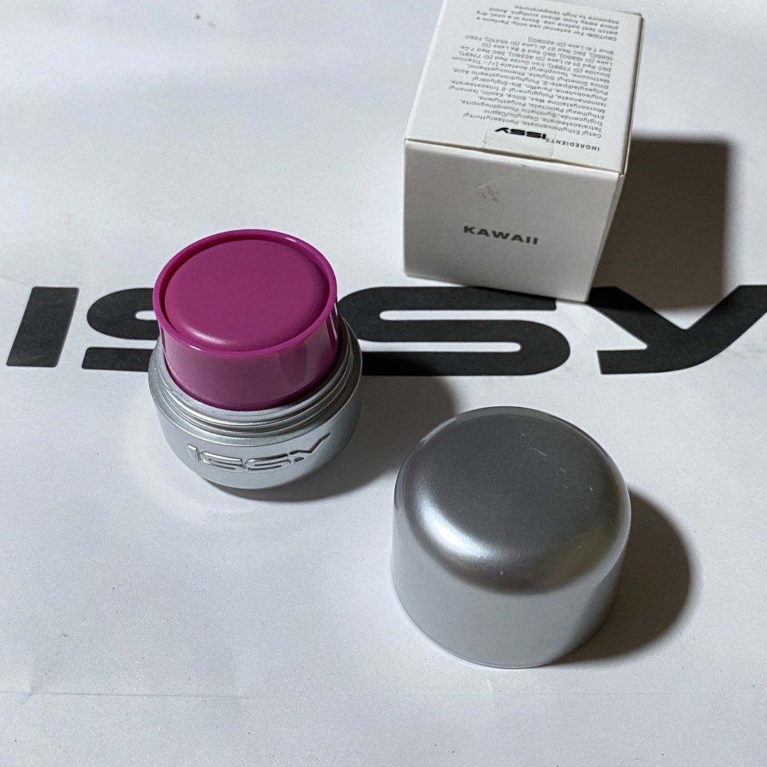 [Kawaii] Issy Crème Flush Stick (Category: Makeup) located in Quezon City. Submitted by miss.mahalaga (Listing ID 1465338766, Image 1). Description: - Brand: ISSY - Product: Crème Flush Stick - Shade: Kawaii (Hyper Lilac) - Size: 8.5g - Condition: Brand new, unused, in original outer box packaging - Packaging: Silver twist-up tube 📍 Location: Novaliches, QC 📦 Delivery: Lalamove / J&T 💸 Payment: GCash / GoTyme / MariBank 📌 KINDLY READ 📌 • Mak