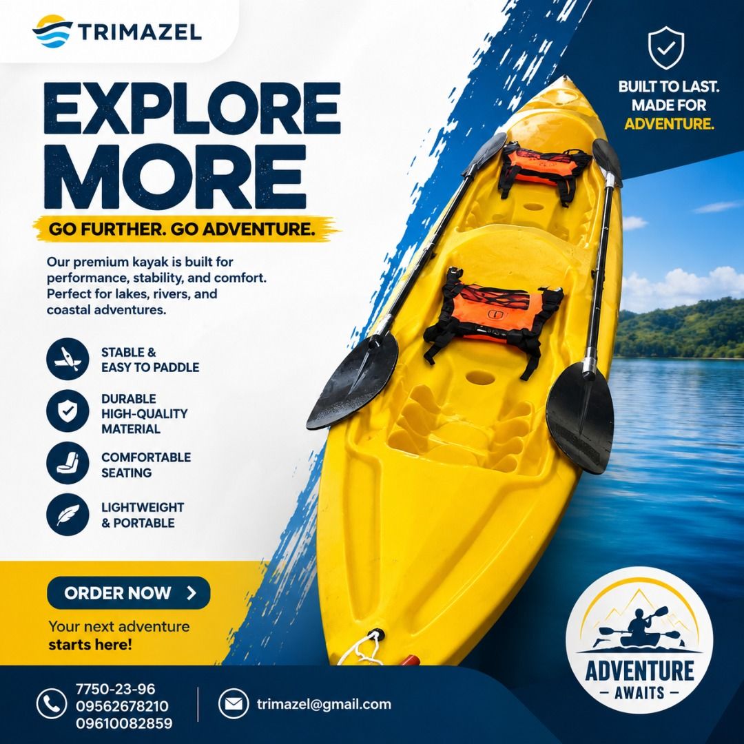 KAYAK BOAT (Category: Looking For) located in Pasay City. Submitted by logan20lee (Listing ID 1465222443, Image 1). Description: 🛶 BANANA BOAT — FUN, EXCITING & READY FOR THE WATER! 🌊 Make your next beach or resort adventure more exciting with our Banana Boat! Perfect for resorts, beaches, water-sports operators, rentals, tourism businesses, and group water activities. ✅ Durable & practical design ✅ Great for recreational water activities ✅ Ide