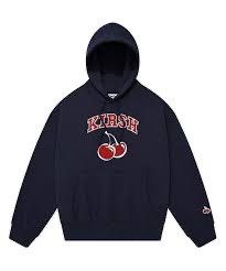 KIRSH Arch Logo Cherry Hoodie (Category: Coats, Jackets and Outerwear) located in Cabuyao City. Submitted by jeirussamson897 (Listing ID 1465239570, Image 1). Description: KIRSH Arch Logo Cherry Hoodie size 1 medium-large fittings 24 width 26 length boxy fit excellent condition missing lace 9/10 349+sf.