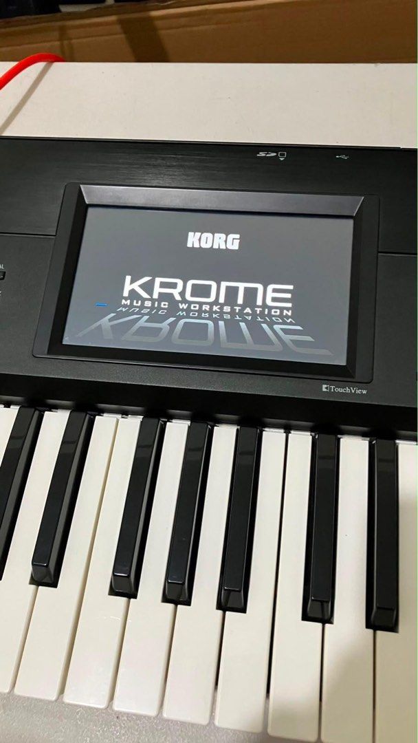 Korg Krome 73 keys (Category: Musical Instruments) located in Bulacan. Submitted by noadtnse (Listing ID 1465233082, Image 1). Description: Korg Krome 73 key Like New same as in the pictures and actual. No issue, with bag,damper pedal free. 39,000 negotiable upon viewing not in chat. Please visit me in Bustos, Bulacan for testing..