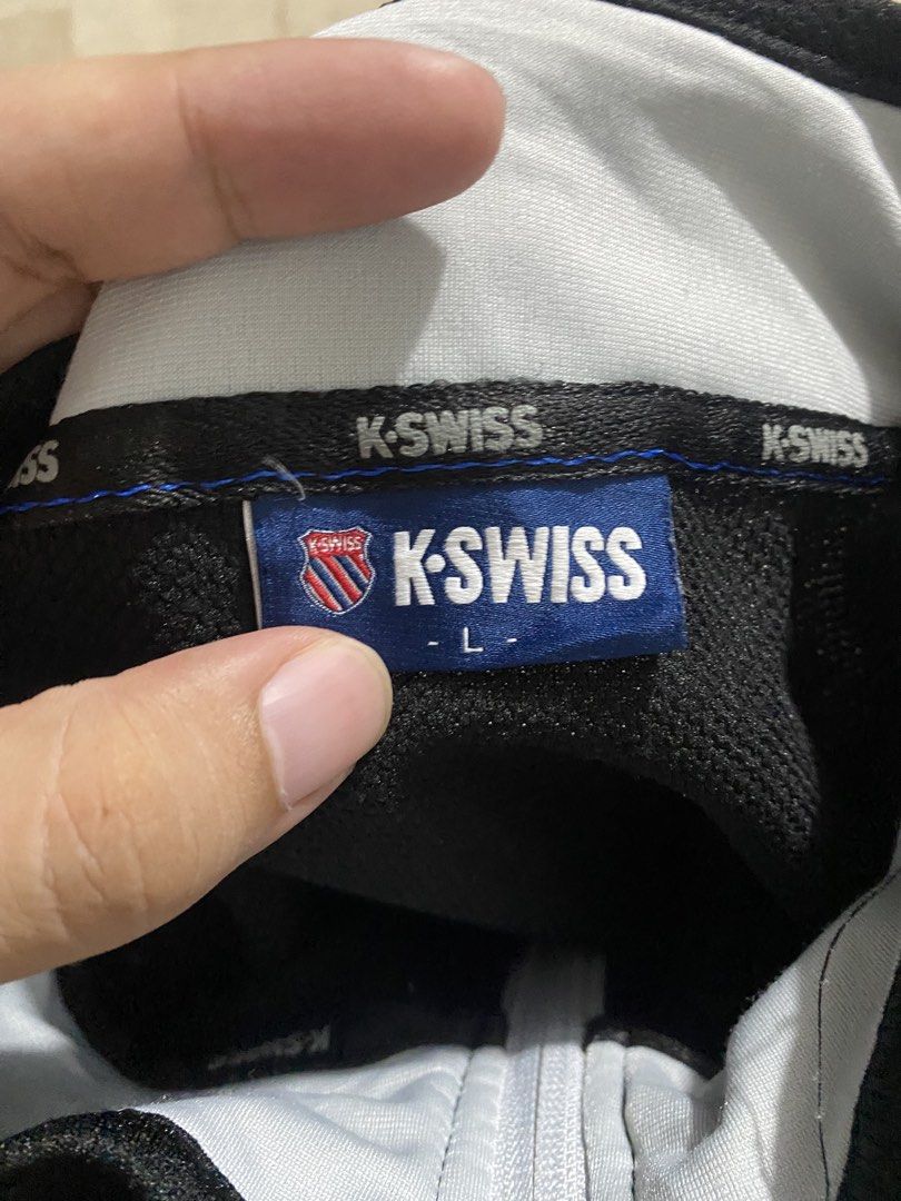 K-SWISS track jacket (Category: Coats, Jackets and Outerwear) located in Quezon City. Submitted by royalturtle-1071 (Listing ID 1465275515, Image 3). Description: .