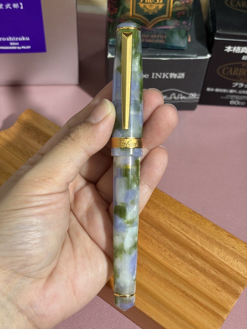 Laban Rosa Lilac <F> (Category: Stationery & School Supplies) located in Quezon City. Submitted by moonxxchild (Listing ID 1465277389, Image 1). Description: Laban Rosa Lilac Fountain Pen <F> – ₱7,400 - Used only a few times, excellent condition. - Complete with original box/converter. - Currently inked with Yamabudo. Can be flushed upon request. - Bought last month from Sir Alden. - RFS: It’s a great pen but realized it’s not for me. F nib but w