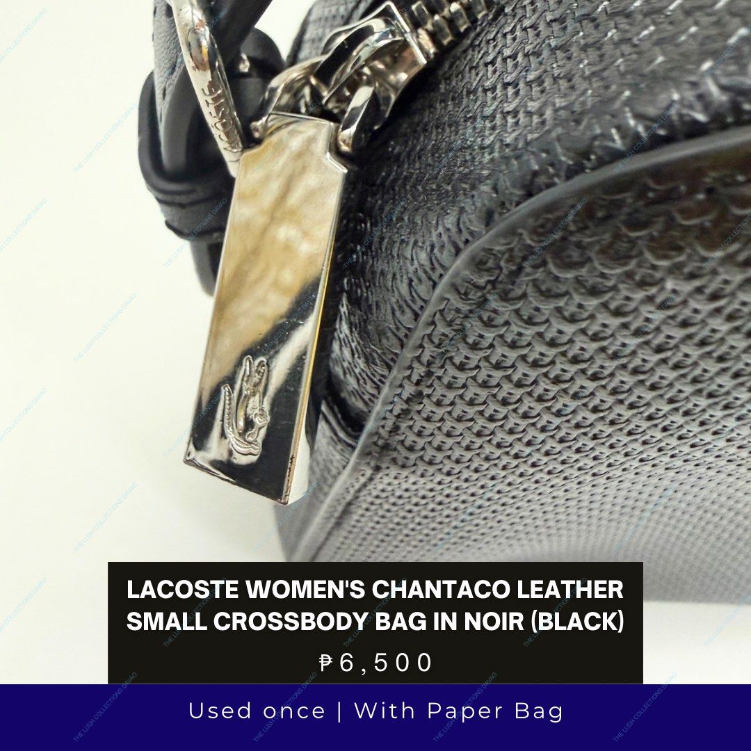 Lacoste Chantaco Leather Bag (Category: Luxury Bags & Wallets) located in Davao. Submitted by swift.coco2026 (Listing ID 1465339110, Image 3). Description: Used only once. .