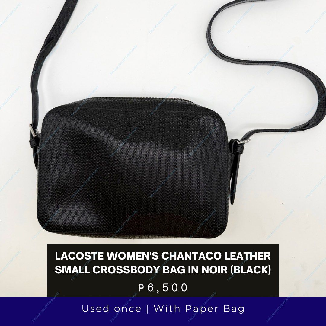 Lacoste Chantaco Leather Bag (Category: Luxury Bags & Wallets) located in Davao. Submitted by swift.coco2026 (Listing ID 1465339110, Image 1). Description: Used only once. .