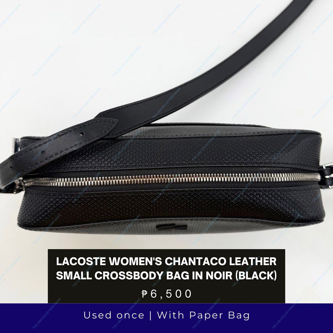 Lacoste Chantaco Leather Bag (Category: Luxury Bags & Wallets) located in Davao. Submitted by swift.coco2026 (Listing ID 1465339110, Image 2). Description: Used only once. .