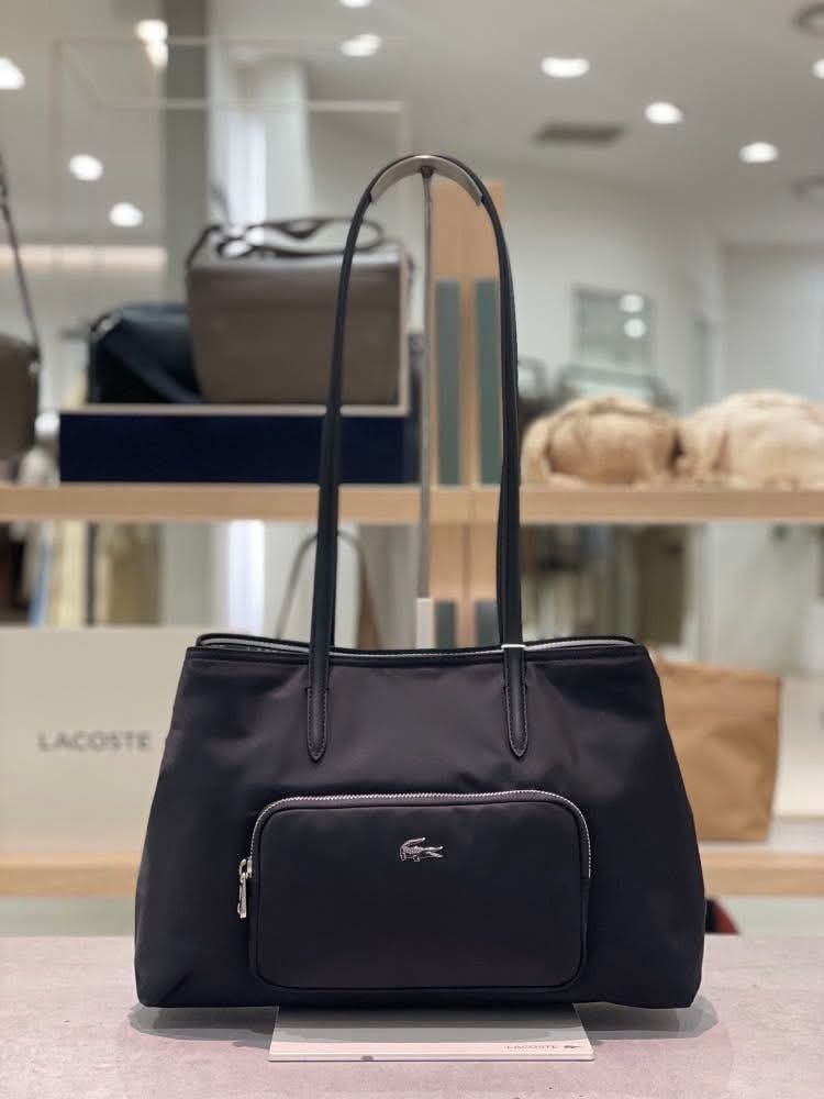 Lacoste Izzy Totebag (Category: Luxury Bags & Wallets) located in Rizal. Submitted by hiraya16 (Listing ID 1465327269, Image 2). Description: Onhand ready to ship + SF Lbc.