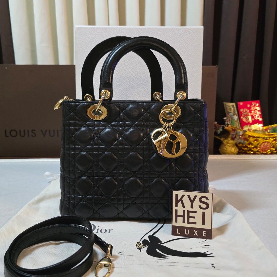 Lady Dior Medium Ghw (Category: Luxury Bags & Wallets) located in Paranaque City. Submitted by kyshei (Listing ID 1465351228, Image 1). Description: 💯legit orig money back guaranteed with box dustbag entrupy.