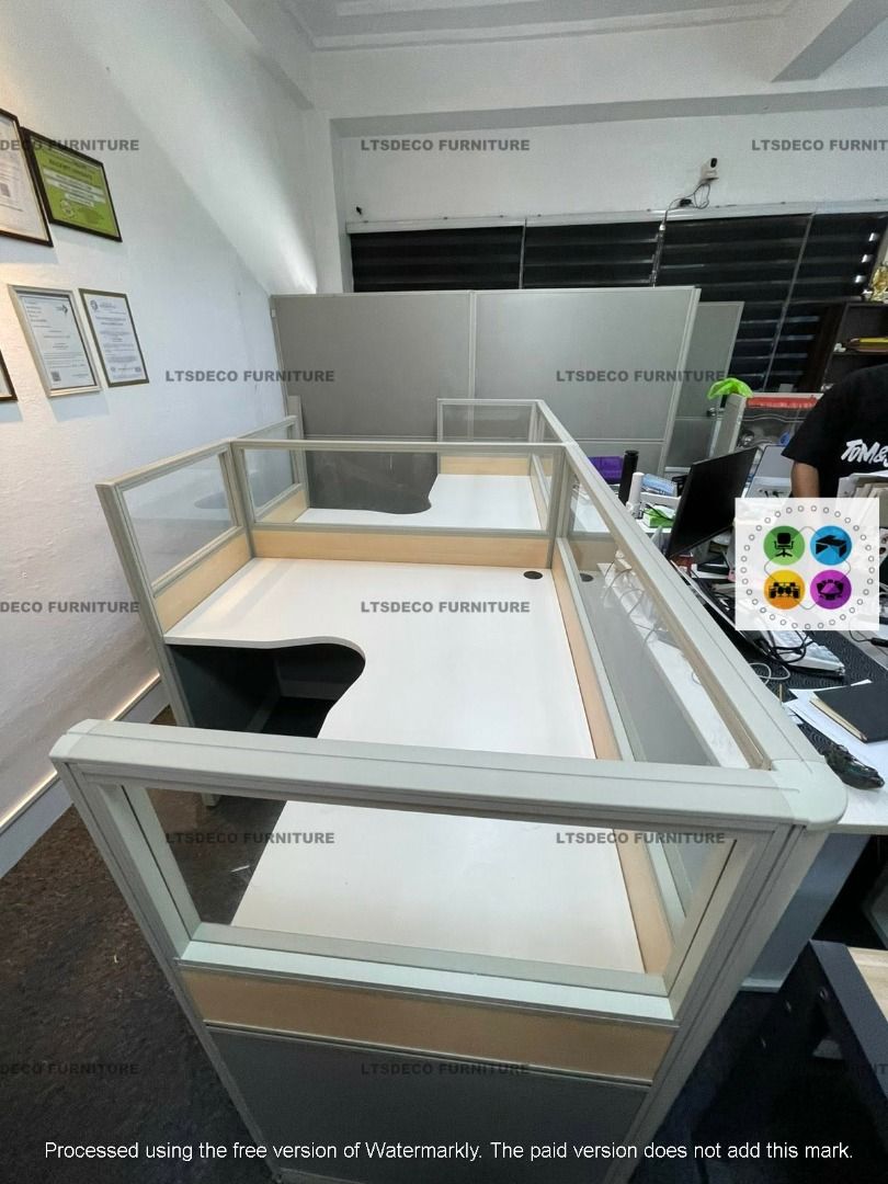 LAMINATED WITH GLASS WORKSTATION OFFICE PARTITION (Category: Office Furniture & Fixtures) located in Quezon City. Submitted by gel-4297 (Listing ID 1465197569, Image 1). Description: LTSDECO Home and Office Furniture Trading MANUFACTURER • FABRICATOR • SUPPLIER Looking for office furniture, modular partitions, workstations, or customized furniture? We can help! LTSDECO Home and Office Furniture Trading is a trusted manufacturer, fabricator, and s