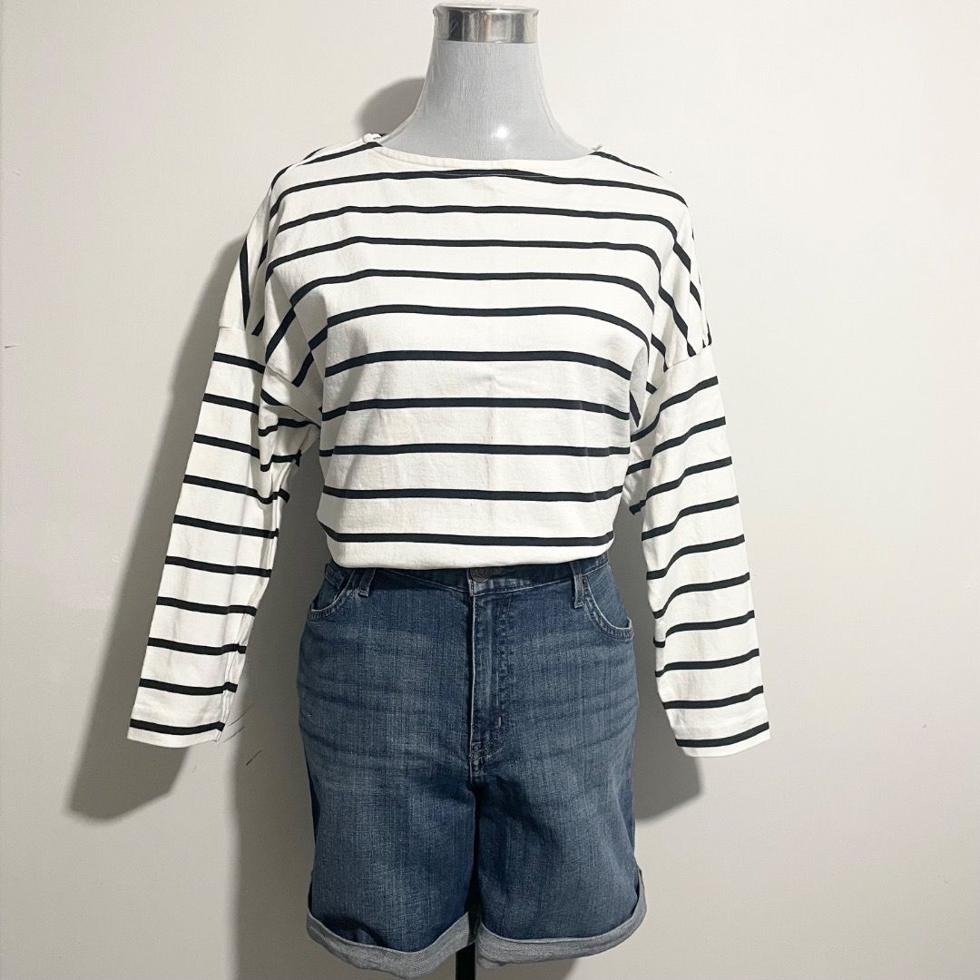 Large GU Stripes Longsleeves (Category: Longsleeves) located in Bacolor. Submitted by chicn_classy (Listing ID 1465239057, Image 2). Description: .