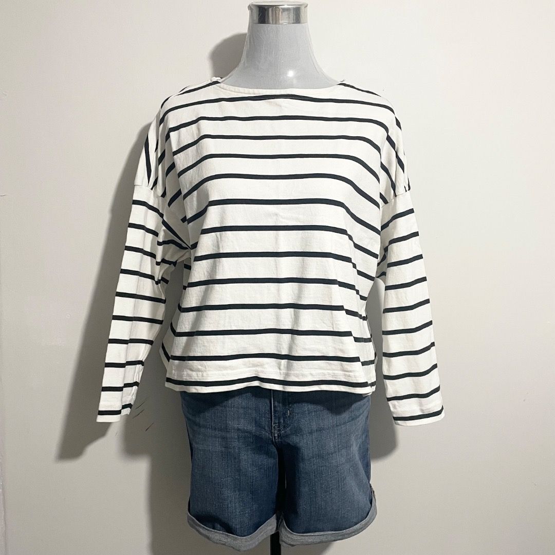 Large GU Stripes Longsleeves (Category: Longsleeves) located in Bacolor. Submitted by chicn_classy (Listing ID 1465239057, Image 1). Description: .