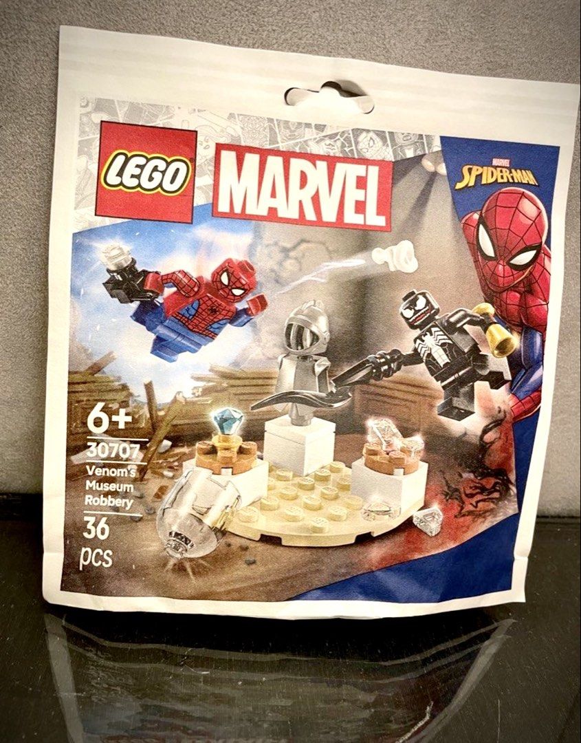 Lego Marvel 30707 Venom’s Museum Robbery (Category: Lego & Building Sets) located in Pasay City. Submitted by lego_room (Listing ID 1465303023, Image 1). Description: Lego Marvel 30707 Venom’s Museum Robbery Brand new and sealed 36 pcs Guaranteed authentic! Payment: GCash Send via Lalamove, J&T express or Grab Express .