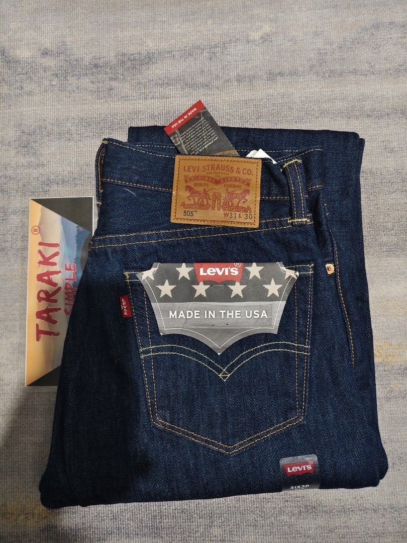 Levis 505 WHITE OAK U.S.A JEANS (Category: Jeans) located in Baguio. Submitted by igorotak.111.taraki.com (Listing ID 1465309196, Image 1). Description: FS LEVIS 505 WHITE OAK JEANS MADE IN U.S.A BRAND NEW BOVINE LEARHER PATCH NO ISSUES SOLID NITO ♥️ L-40 W-31 ACTUAL 32 TRU TAPE CAN FIT 30-32 CAN DO H-8 DIRECT PM TO PURCHASE FOR FASTER TRANSACTION THANKYOU 🙏♥️.