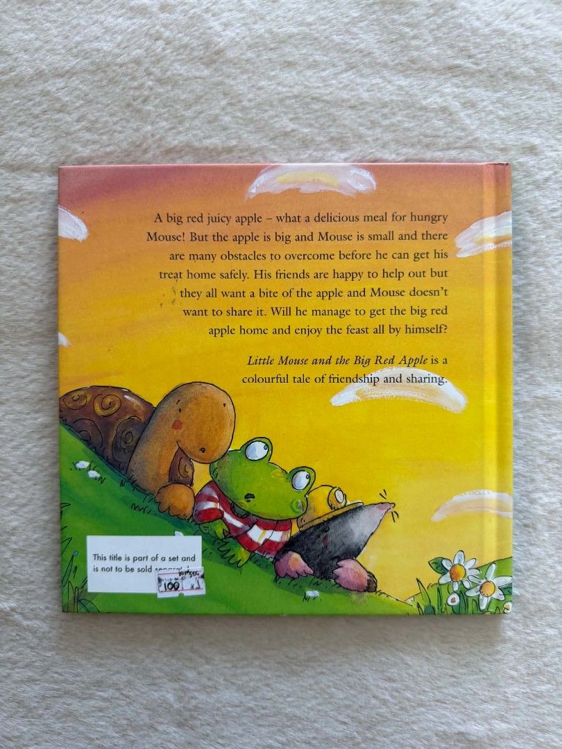 Little Mouse And The Big Red Apple (Category: Children's Books) located in Santiago. Submitted by bookworm_club (Listing ID 1465234259, Image 2). Description: 📚no cancellation, return or exchange. 📚secondhand books. some books are in good condition while some has minimal flaws (foxing, creases, dog-eared pages, etc.) 📚reasonable haggling is allowed. 💰MOP: For same day pickup - CASH & BANK TRANSFER For shipping or scheduled pickup - BANK TRANS