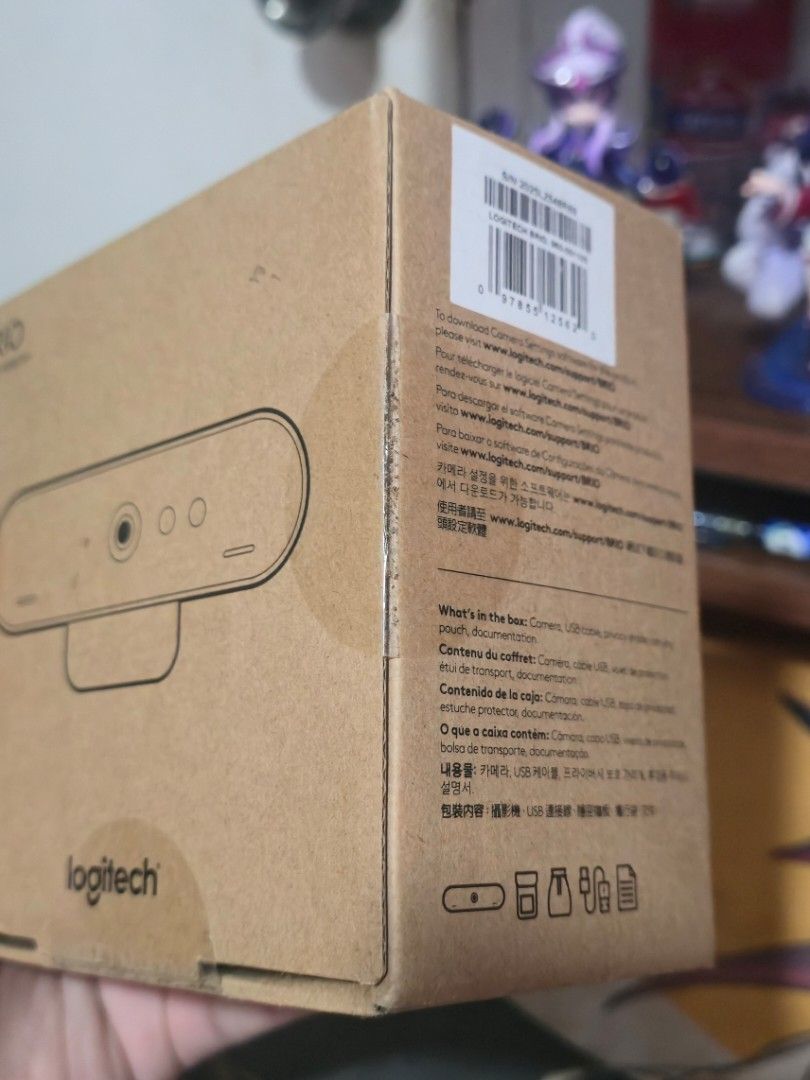 Logitech Brio 4k Pro Webcam (Category: Webcams) located in Cagayan de Oro. Submitted by hugotechcdo (Listing ID 1465244667, Image 2). Description: Logitech Brio 4K Pro Webcam Model: V-U0040 Brand new still in sealed box..
