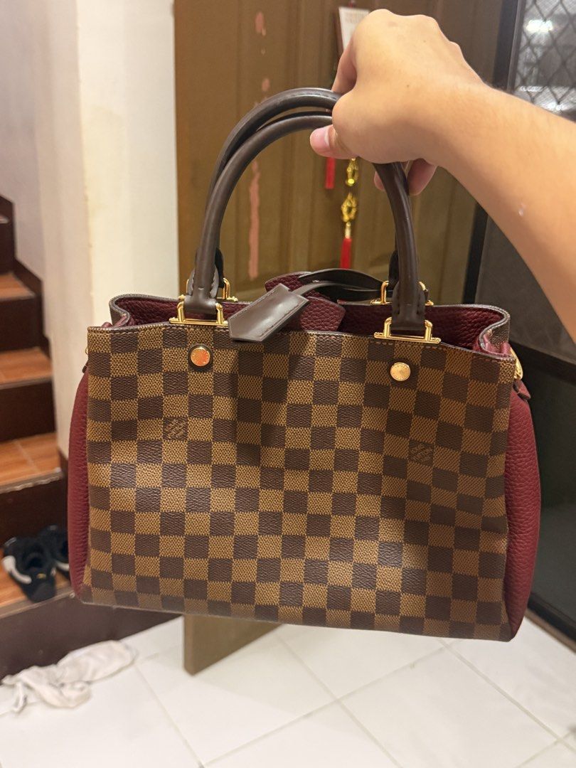 louis vuitton brittany damier ebene (Category: Luxury Bags & Wallets) located in Manila. Submitted by youngriver_7a6352 (Listing ID 1465236365, Image 1). Description: Louis Vuitton Bag – Excellent Condition Authentic Louis Vuitton bag purchased in Switzerland 🇨🇭. Only used once and carefully stored ever since. Very well-maintained and in excellent condition. Original Price: CHF 1,930 Selling Price: 85k PHP Inclusions: • Louis Vuitton bag • Orig